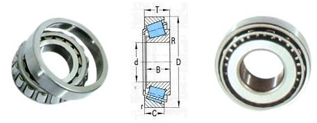 Ποιοτικό ETCR1555/ETCR1561 με κωνικούς κυλίνδρους ρουλεμάν 75 × 140 × της ΙΑΠΩΝΙΑΣ 58,5 χιλ. χαμηλού θορύβου μακρών ζωή 5